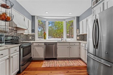 This chic Waterford end unit villa is ideally located to offer on Shipyard Golf Club in South Carolina - for sale on GolfHomes.com, golf home, golf lot