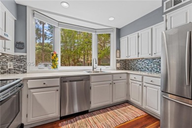 This chic Waterford end unit villa is ideally located to offer on Shipyard Golf Club in South Carolina - for sale on GolfHomes.com, golf home, golf lot