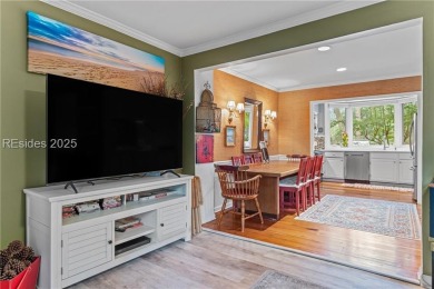 This chic Waterford end unit villa is ideally located to offer on Shipyard Golf Club in South Carolina - for sale on GolfHomes.com, golf home, golf lot