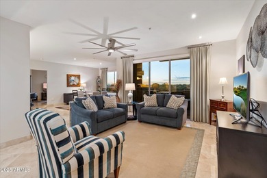 Sweeping fairway, mountain, and city-light views fill every room on Kierland Golf Club in Arizona - for sale on GolfHomes.com, golf home, golf lot