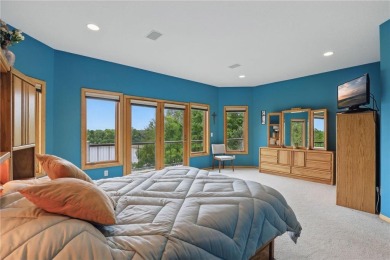 Perched at the top of a hill, this Victoria home offers peaceful on Deer Run Golf Club in Minnesota - for sale on GolfHomes.com, golf home, golf lot