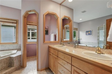 Perched at the top of a hill, this Victoria home offers peaceful on Deer Run Golf Club in Minnesota - for sale on GolfHomes.com, golf home, golf lot