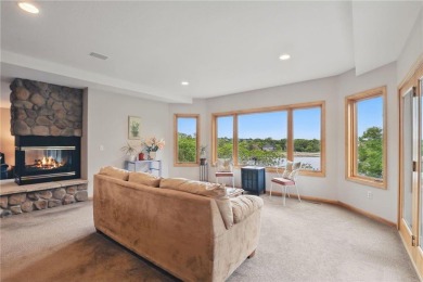 Perched at the top of a hill, this Victoria home offers peaceful on Deer Run Golf Club in Minnesota - for sale on GolfHomes.com, golf home, golf lot