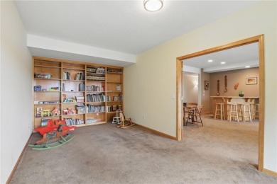 Perched at the top of a hill, this Victoria home offers peaceful on Deer Run Golf Club in Minnesota - for sale on GolfHomes.com, golf home, golf lot