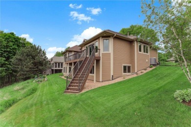 Perched at the top of a hill, this Victoria home offers peaceful on Deer Run Golf Club in Minnesota - for sale on GolfHomes.com, golf home, golf lot