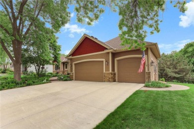 Perched at the top of a hill, this Victoria home offers peaceful on Deer Run Golf Club in Minnesota - for sale on GolfHomes.com, golf home, golf lot