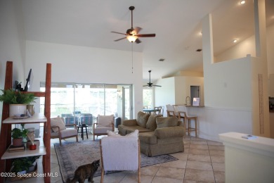 Beautifully maintained 3-bedroom, 2-bathroom pool home located on Suntree Country Club in Florida - for sale on GolfHomes.com, golf home, golf lot