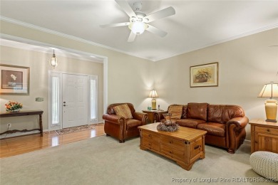 This brick beauty is now available. Located in the gated and on Carolina Trace Country Club in North Carolina - for sale on GolfHomes.com, golf home, golf lot