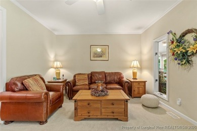 This brick beauty is now available. Located in the gated and on Carolina Trace Country Club in North Carolina - for sale on GolfHomes.com, golf home, golf lot
