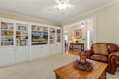 This brick beauty is now available. Located in the gated and on Carolina Trace Country Club in North Carolina - for sale on GolfHomes.com, golf home, golf lot