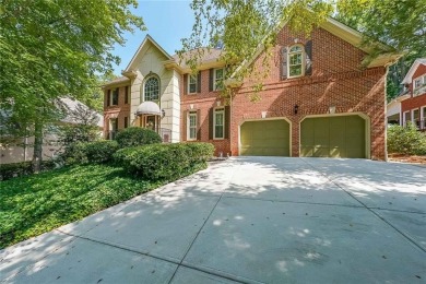 Welcome home to this beautiful 3-sided brick home situated on on Brookstone Golf and Country Club in Georgia - for sale on GolfHomes.com, golf home, golf lot