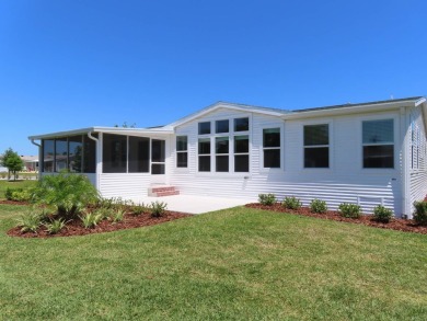 This never owned new Palm Harbor Black Diamond model is ready on Crane Lakes Golf and Country Club in Florida - for sale on GolfHomes.com, golf home, golf lot