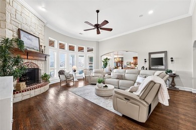 Exceptional one-story Paul Taylor home on an oversized corner on Gentle Creek Golf Club in Texas - for sale on GolfHomes.com, golf home, golf lot