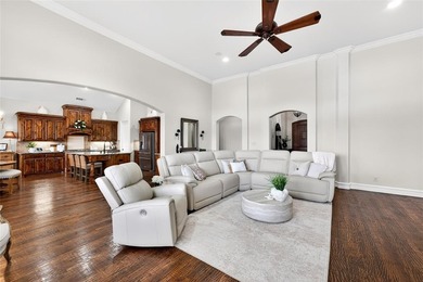 Exceptional one-story Paul Taylor home on an oversized corner on Gentle Creek Golf Club in Texas - for sale on GolfHomes.com, golf home, golf lot