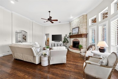 Exceptional one-story Paul Taylor home on an oversized corner on Gentle Creek Golf Club in Texas - for sale on GolfHomes.com, golf home, golf lot