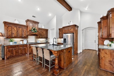 Exceptional one-story Paul Taylor home on an oversized corner on Gentle Creek Golf Club in Texas - for sale on GolfHomes.com, golf home, golf lot