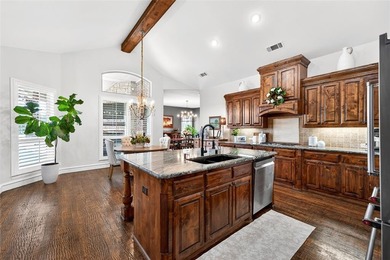 Exceptional one-story Paul Taylor home on an oversized corner on Gentle Creek Golf Club in Texas - for sale on GolfHomes.com, golf home, golf lot