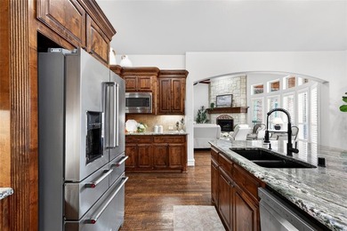 Exceptional one-story Paul Taylor home on an oversized corner on Gentle Creek Golf Club in Texas - for sale on GolfHomes.com, golf home, golf lot