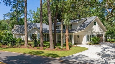 Coastal elegance meets breathtaking golf views in this stunning on Dolphin Head Golf Club in South Carolina - for sale on GolfHomes.com, golf home, golf lot