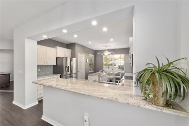 This stunning Coral Gables model was remodeled in 2021-2022 on Eagle Ridge At Spruce Creek Country Club in Florida - for sale on GolfHomes.com, golf home, golf lot