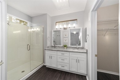 This stunning Coral Gables model was remodeled in 2021-2022 on Eagle Ridge At Spruce Creek Country Club in Florida - for sale on GolfHomes.com, golf home, golf lot