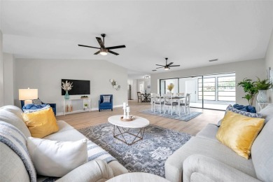Spectacular golf course remodel! Plenty of room to add pool if on Palm Aire Country Club of Sarasota in Florida - for sale on GolfHomes.com, golf home, golf lot