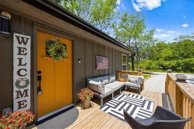 Welcome to your private retreat in the woods! This custom-built on Linn Valley Lakes - Deer Trace Golf Course in Kansas - for sale on GolfHomes.com, golf home, golf lot