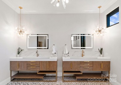 A one-of-a-kind modern masterpiece on Lake Norman. Crafted for on Trump National Golf Club Charlotte in North Carolina - for sale on GolfHomes.com, golf home, golf lot