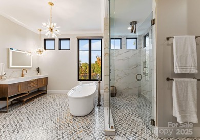 A one-of-a-kind modern masterpiece on Lake Norman. Crafted for on Trump National Golf Club Charlotte in North Carolina - for sale on GolfHomes.com, golf home, golf lot
