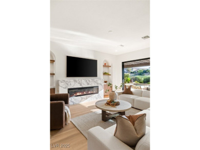 Perched on an elevated lot with panoramic golf and Red Rock on Red Rock Country Club in Nevada - for sale on GolfHomes.com, golf home, golf lot