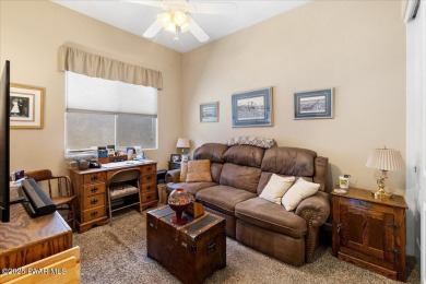 Lovely, single story, 2 bedroom, plus den, 2 bath, 2 car garage on Prescott Lakes Golf and Country Club in Arizona - for sale on GolfHomes.com, golf home, golf lot