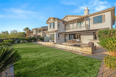Perched on an elevated lot with panoramic golf and Red Rock on Red Rock Country Club in Nevada - for sale on GolfHomes.com, golf home, golf lot