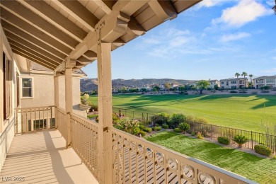 Perched on an elevated lot with panoramic golf and Red Rock on Red Rock Country Club in Nevada - for sale on GolfHomes.com, golf home, golf lot