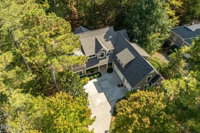 At the end of a quiet, wooded cul-de-sac in gated Governors on Governors Club in North Carolina - for sale on GolfHomes.com, golf home, golf lot