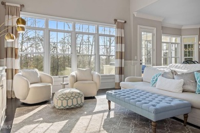 Elevated golf course living in The Preserve at Jordan Lake in on The Preserve At Jordan Lake Golf Club in North Carolina - for sale on GolfHomes.com, golf home, golf lot