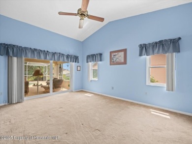 Spacious 3/2/2 well-maintained pool home with split floor plan on Seven Hills Golfers Club in Florida - for sale on GolfHomes.com, golf home, golf lot