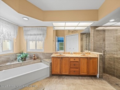 Spacious 3/2/2 well-maintained pool home with split floor plan on Seven Hills Golfers Club in Florida - for sale on GolfHomes.com, golf home, golf lot