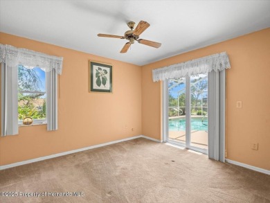 Spacious 3/2/2 well-maintained pool home with split floor plan on Seven Hills Golfers Club in Florida - for sale on GolfHomes.com, golf home, golf lot