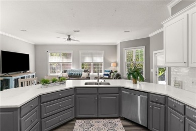 Tucked behind a canopy of mature trees, this beautifully on Oak Grove Island Golf and Country Club in Georgia - for sale on GolfHomes.com, golf home, golf lot