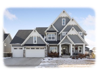 Welcome to this stunning custom built home nestled on a quiet on Rush Creek Golf Club in Minnesota - for sale on GolfHomes.com, golf home, golf lot