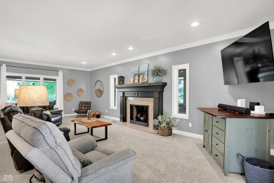 Experience luxury living in this impeccably crafted two-story on Foxcliff Golf Club in Indiana - for sale on GolfHomes.com, golf home, golf lot