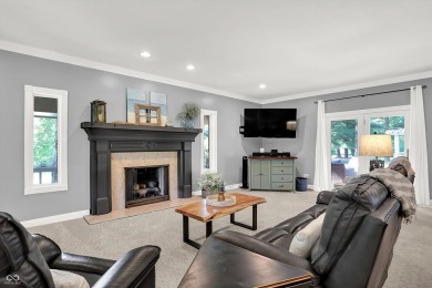 Experience luxury living in this impeccably crafted two-story on Foxcliff Golf Club in Indiana - for sale on GolfHomes.com, golf home, golf lot