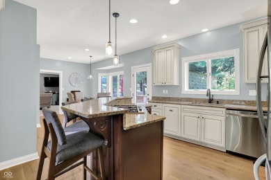 Experience luxury living in this impeccably crafted two-story on Foxcliff Golf Club in Indiana - for sale on GolfHomes.com, golf home, golf lot