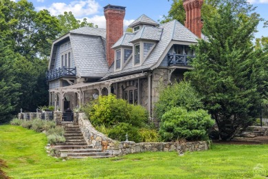 The Birches is the stone gate house formerly associated with the on Highlands Country Club in New York - for sale on GolfHomes.com, golf home, golf lot