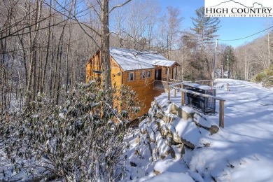 This charming Creekside cabin offers the perfect blend of on Beech Mountain Club in North Carolina - for sale on GolfHomes.com, golf home, golf lot