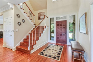 Tucked away on a quiet cul-de-sac just steps from the clubhouse on Long Cove Club in South Carolina - for sale on GolfHomes.com, golf home, golf lot