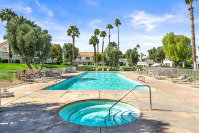 Enjoy the peacefully greenbelt setting with views of the trees on Desert Falls Country Club in California - for sale on GolfHomes.com, golf home, golf lot