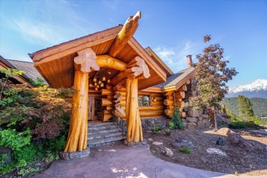 Sentinel Retreat rises boldly from its ridge-top setting above on Mount Shasta Resort in California - for sale on GolfHomes.com, golf home, golf lot