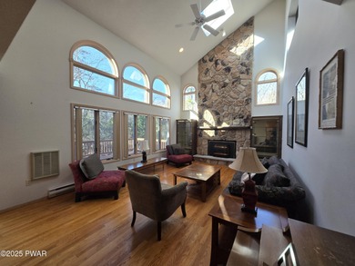 Living grand on the golf course! Home has vaulted ceilings on Lords Valley Country Club, Inc in Pennsylvania - for sale on GolfHomes.com, golf home, golf lot