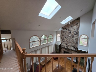 Living grand on the golf course! Home has vaulted ceilings on Lords Valley Country Club, Inc in Pennsylvania - for sale on GolfHomes.com, golf home, golf lot